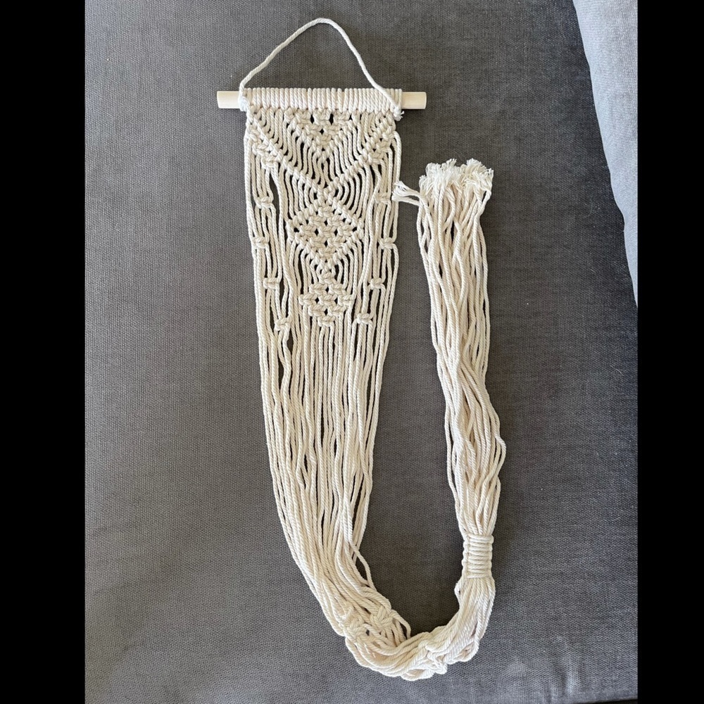 MACRAME boho planter hanger style 1 - Picture 4 of 4